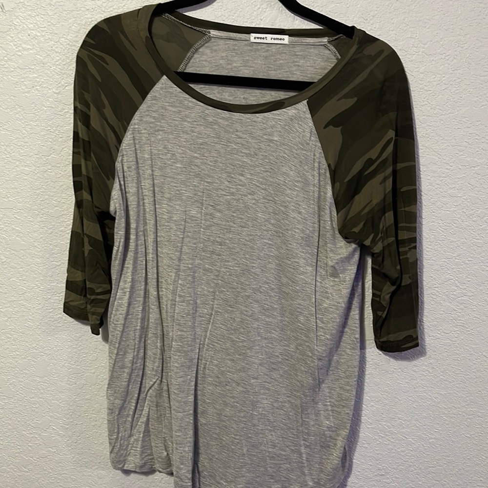 Camp Baseball tee